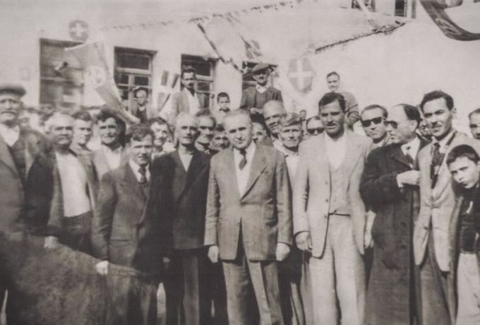 Λαογραφικό Μουσείο Περαχώρας Πανηγυρική τελετή εγκαινίων του δρόμου Περαχώρας – Ασπροκάμπου – Στραβών (17 Απριλίου 1957)